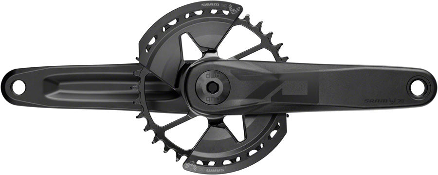 SRAM Eagle 70 T-Type Wide Crankset - 170mm, 12-Speed, 32t Chainring, Direct Mount, 2-Guards, DUB Spindle Interface, Black