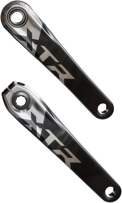 Shimano XTR FC-9200 XC Crankset - 175mm, 12-Speed, 1x, Direct Mount, Hollowtech II Hollow-Forged Crankarms, Black/Silver