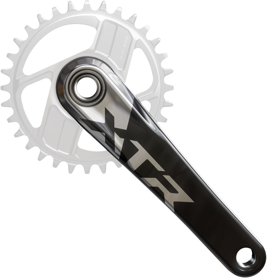 Shimano XTR FC-9220 Enduro Crankset - 165mm, 12-Speed, 1x, Direct Mount, Hollowtech II Hollow-Forged Crankarms, Black/Silver