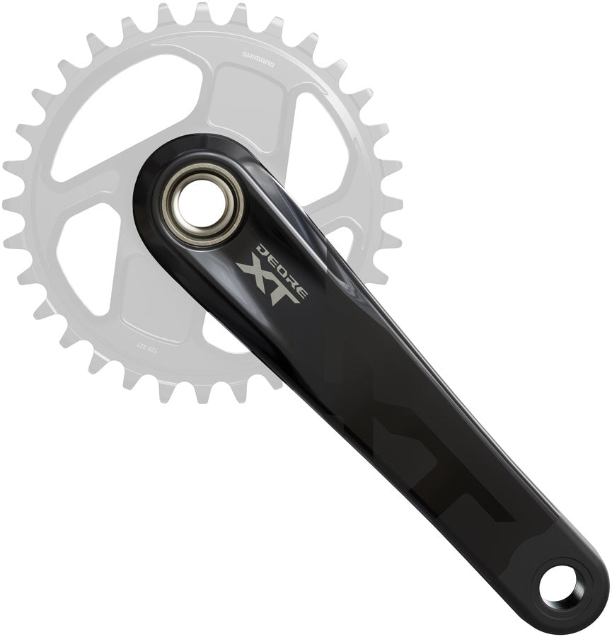 Shimano Deore XT FC-M8200 Crankset - 165mm, 1x, Direct Mount, Hollowtech II Hollow-Forged Crankarms, Black