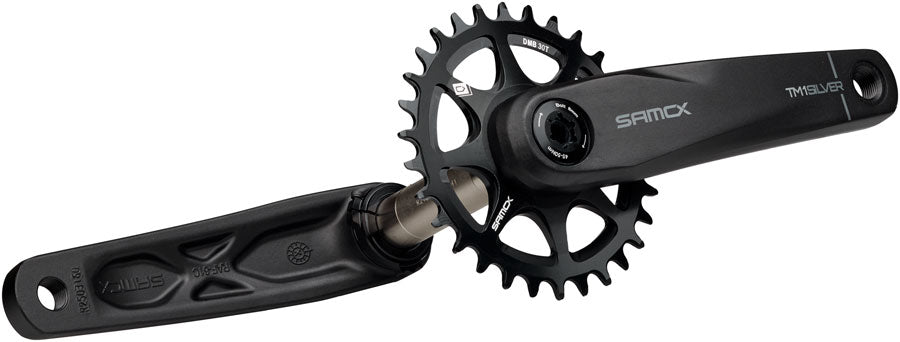 samox-silver-tm-1-crankset-155mm-3-bolt-direct-mount-30t-chainring-24mm-chromoly-spindle-black