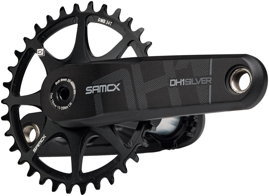 samox-silver-dh-1-crankset-155mm-3-bolt-direct-mount-34t-chainring-28-99mm-aluminum-spindle-black