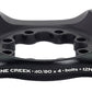 Cane Creek eeWings Chainring Spider - 4-Bolt, 110 and 80 Asymmetric BCD, 8-Bolt Mount Type, Shimano GRX 1x and 2x Systems, Black