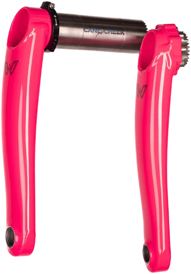 cane-creek-eewings-all-road-titanium-crankset-170mm-8-bolt-direct-mount-30mm-spindle-flamingo-pink