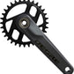 Shimano Deore FC-M6200 Crankset - 165mm, 12-Speed, 32t, 55mm Chainline, Dark Gray/Black