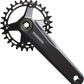 Shimano FC-MT520 Crankset - 175mm, 12-Speed, 30t, 55mm Chainline, Black