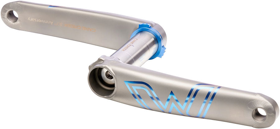 Cane Creek eeWings 30th Anniversary Mountain Titanium Crankset - 170mm, 8-Bolt Direct Mount, 30mm Spindle, Brushed Titanium