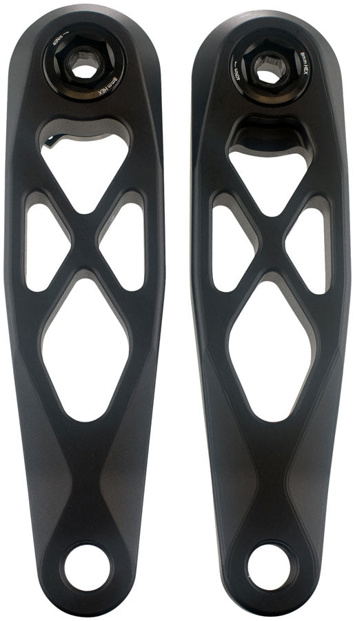 5DEV R-SPEC Trail Enduro Crankset - 155mm, 7050 Billet Aluminum, 3-Bolt DM Chainring Interface, Black