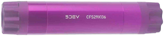 5DEV Wide Crank Spindle - 29mm x 136mm, For 55mm Chainline