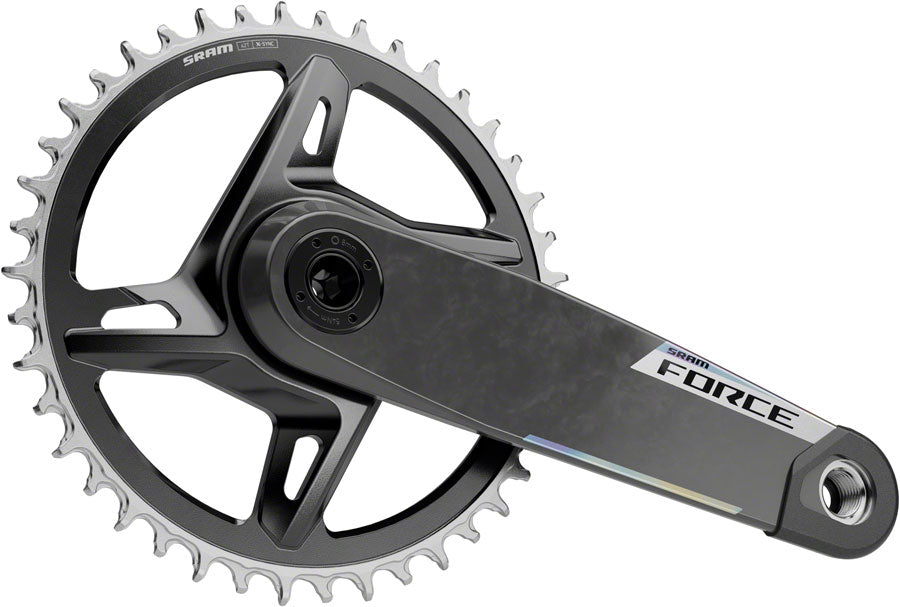 SRAM Force 1x XPLR Wide Crankset - 175mm, 12/13-Speed, 42t, 8-Bolt Direct Mount, DUB Spindle, Carbon, E1