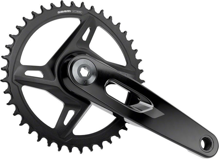 SRAM Rival 1x XPLR Wide Crankset - 170mm, 12/13-Speed, 42t, 8-Bolt Direct Mount, DUB Spindle, Black, E1