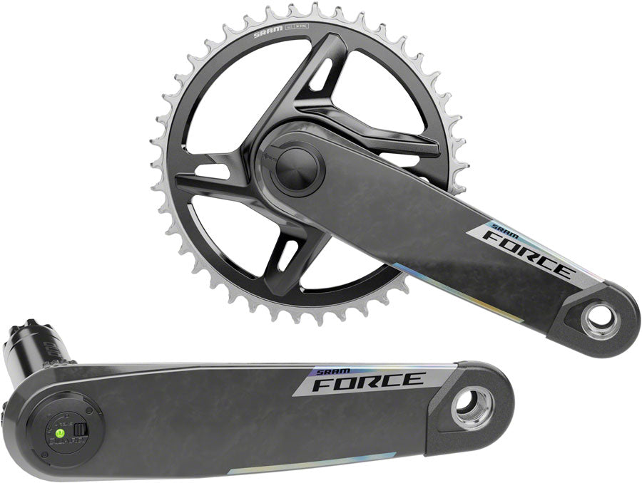 SRAM Force 1x XPLR AXS Power Meter Wide Crankset - 165mm, 12/13-Speed, 42t, 8-Bolt Direct Mount, DUB PM Spindle, Carbon, E1