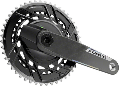 SRAM Force AXS Power Meter Crankset - 172.5mm, 12-Speed, 50/37t Thread Mount, 8-Bolt PM Spider, DUB Spindle, Carbon, E1
