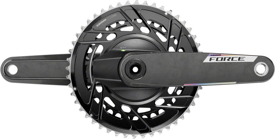 SRAM Force AXS Power Meter Crankset - 172.5mm, 12-Speed, 50/37t Thread Mount, 8-Bolt PM Spider, DUB Spindle, Carbon, E1