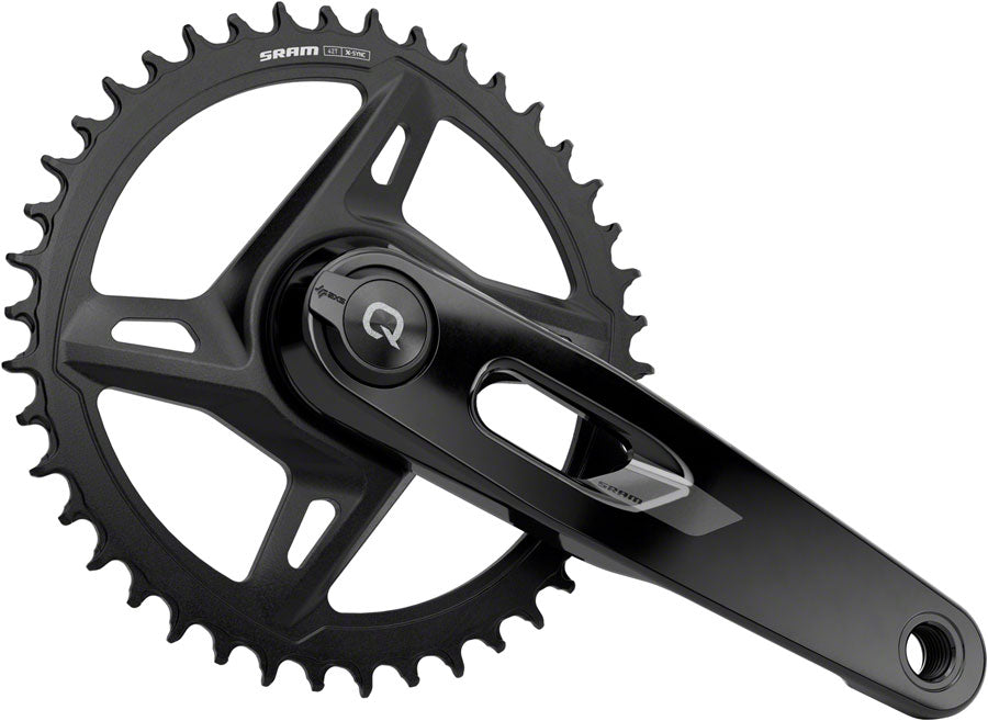 SRAM Rival 1x XPLR AXS Power Meter Wide Crankset - 172.5mm, 12/13-Speed, 42t, 8-Bolt Direct Mount, DUB PM Spindle, Black, E1