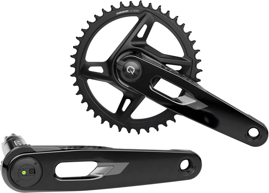 SRAM Rival 1x XPLR AXS Power Meter Wide Crankset - 175mm, 12/13-Speed, 42t, 8-Bolt Direct Mount, DUB PM Spindle, Black, E1