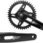 SRAM Rival 1x XPLR AXS Power Meter Wide Crankset - 172.5mm, 12/13-Speed, 42t, 8-Bolt Direct Mount, DUB PM Spindle, Black, E1