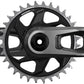 SRAM XX Downhill T-Type Crankset - 155mm, 7-Speed, 34t 6mm Offset Chainring, Direct Mount, 56.5mm Chainline, DUB DH Spindle, Black