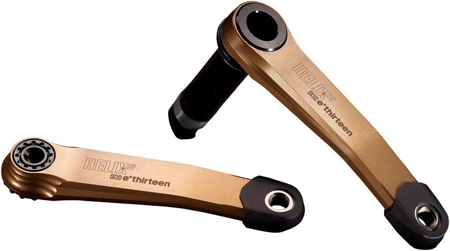 e*thirteen Helix Race Crankset - 175mm, 73mm, 30mm Spindle with e*thirteen P3 Connect Interface, Bronze