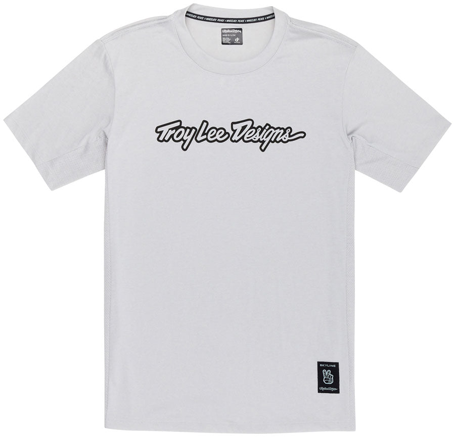 Troy Lee Designs Skyline Short Sleeve Ride Tee – Signature Mist, X-Large
