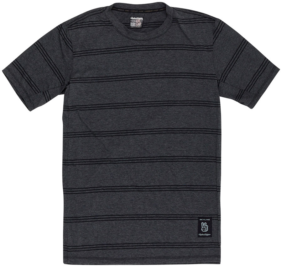 Troy Lee Designs Skyline Short Sleeve Ride Tee – Washed Out Dark Cloud, Small