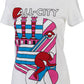 All-City Parthenon Party Women's T-Shirt - White, Pink, Red, Blue, Black, Medium