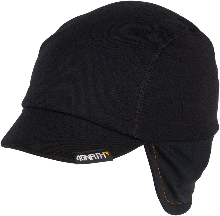 45NRTH 2024 Greazy Cycling Cap - Black, Small / Medium