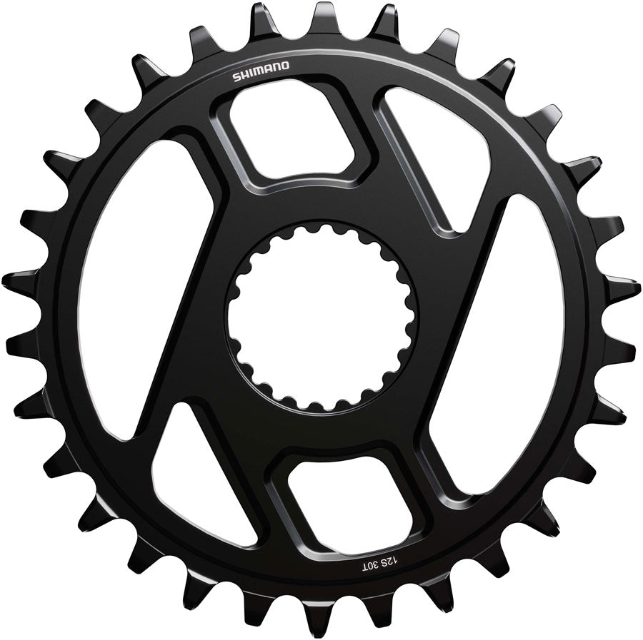 Shimano Deore SM-CRM66 Direct Mount Chainring - 30t, 12-Speed, For FC-M6200 and FC-MT620, Black