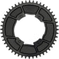 Wolf Tooth Aero 107 BCD Chainring - 48t, Optimized for SRAM Eagle and Flaptop Chains, Drop-Stop B, Black