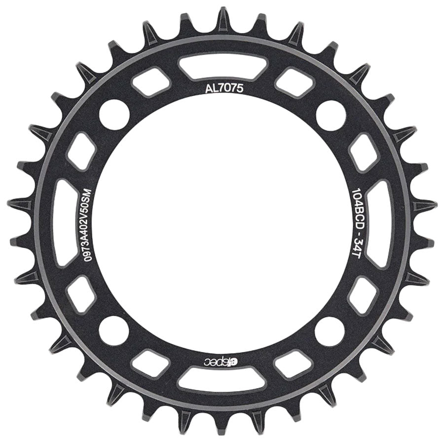 e*thirteen Helix e*spec Chainring, 104BCD AL Direct Mount, 32T, Black