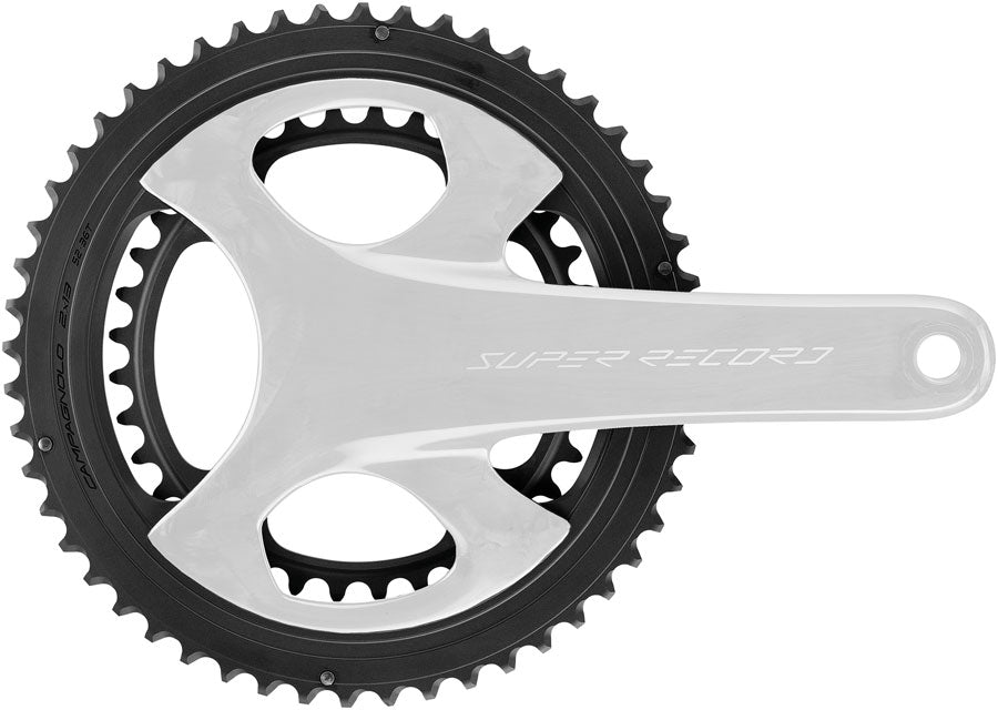 Campagnolo Super Record 13 2x Chainring Set - 52/36t, 121/88 BCD, For 13-Speed, Aluminum, Black