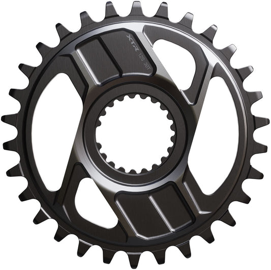 Shimano XTR SM-CRM96 1x Direct Mount Chainring - 30t, Shimano Direct Mount, For 12-Speed HG+ Chain, Fits M9200 and M9220 Crank, Dark Gray