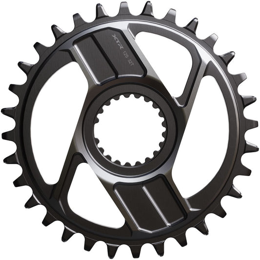 Shimano XTR SM-CRM96 1x Direct Mount Chainring - 32t, Shimano Direct Mount, For 12-Speed HG+ Chain, Fits M9200 and M9220 Crank, Dark Gray