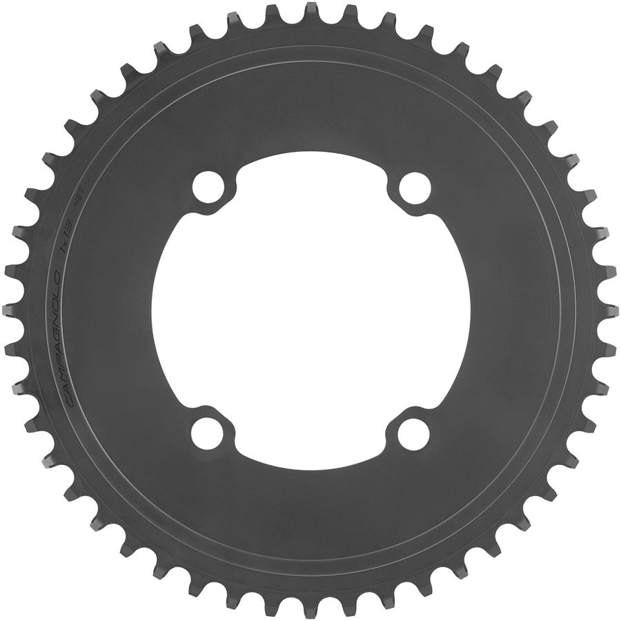 Campagnolo Super Record 13 Aero Chainring - 48t, 4-Bolt, 104 BCD, Aluminum, Black