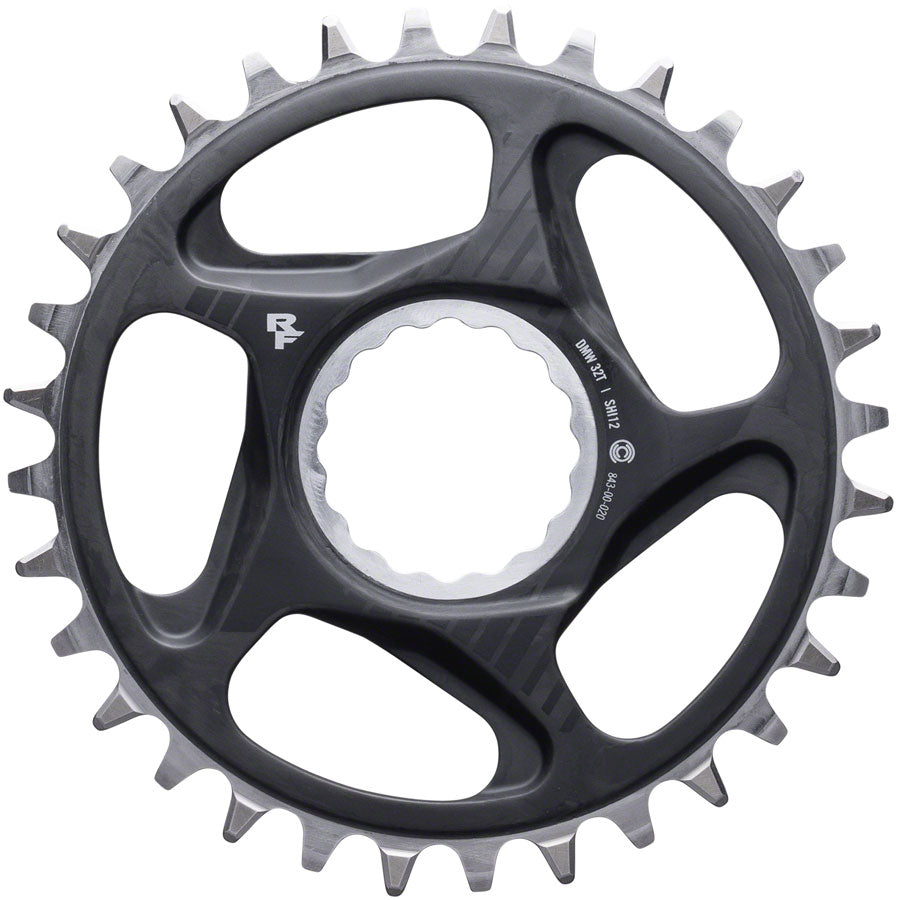 RaceFace ERA Direct Mount Wide Chainring - 34t, DM CINCH, For Shimano 12-Speed HG+ Compatible Chain, Black