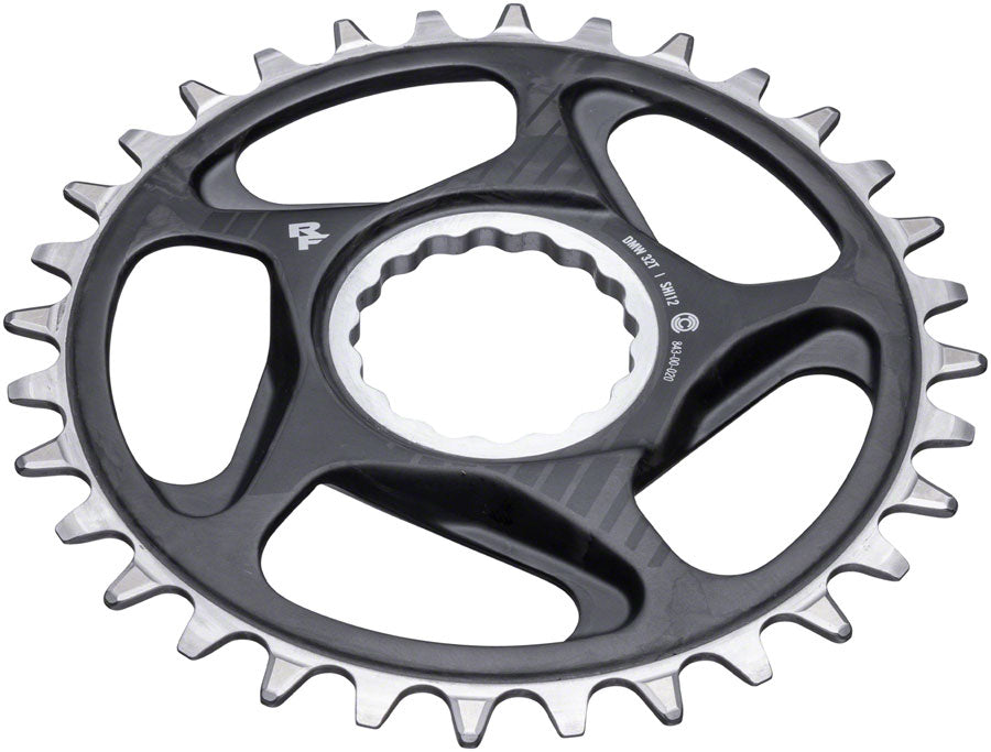 RaceFace ERA Direct Mount Wide Chainring - 30t, DM CINCH, For Shimano 12-Speed HG+ Compatible Chain, Black