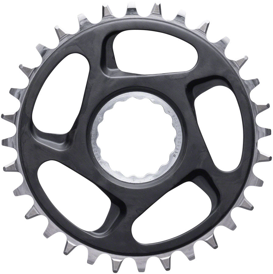RaceFace ERA Direct Mount Wide Chainring - 34t, DM CINCH, For Shimano 12-Speed HG+ Compatible Chain, Black