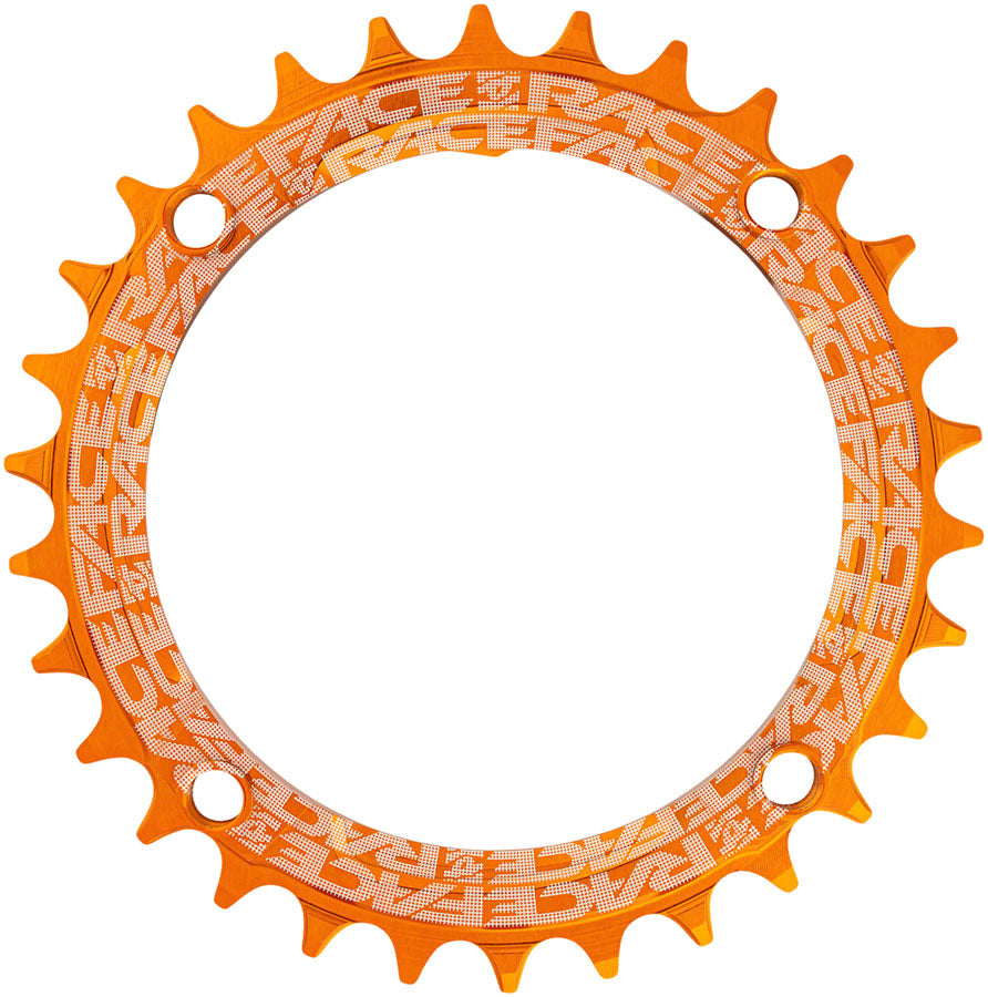 RaceFace 1x Narrow Wide Chainring - 30t, 104 BCD, 10-12-Speed, 7075 Aluminum, Orange