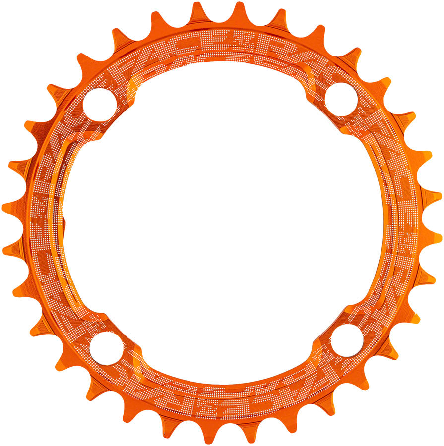 RaceFace 1x Narrow Wide Chainring - 32t, 104 BCD, 10-12 Speed, 7075 Aluminum, Orange