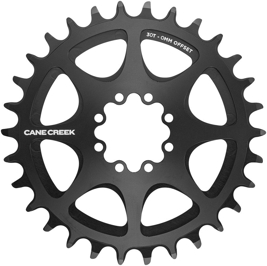 Cane Creek Direct Mount Chainring - 30t, 8-Bolt Direct Mount, 0mm Offset, Black