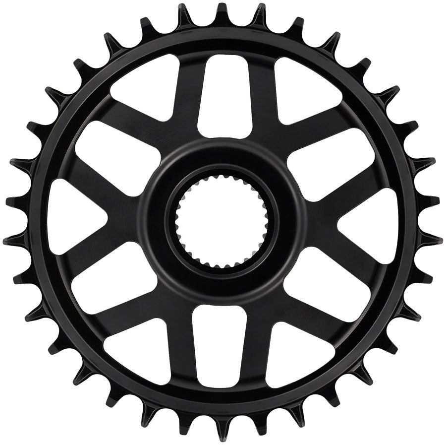e*thirteen Helix Race e*spec  Chainring - Bosch Gen4 Direct Mount, 13mm Offset, 34T, 11/12 Speed, Black