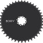 5DEV Aero Direct Mount Chainring - 42t, 8-Bolt, 7mm Offset, Aluminum, Black