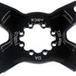 5DEV RGXC Crank Spider - 8-Bolt, Asymmetric 110 BCD, Aluminum, For use with Dura-Ace 12-Speed Chainrings, Black