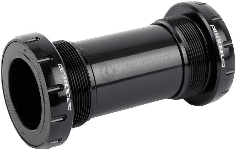 CeramicSpeed BB ALPHA Bottom Bracket - Italian, 70mm, For SRAM DUB Spindle, Road, Black