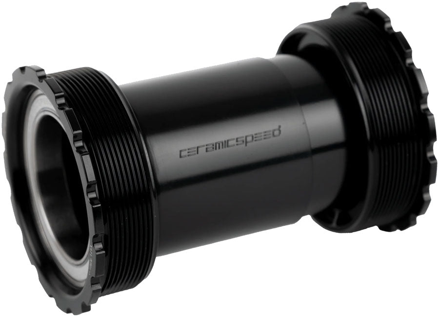 CeramicSpeed BB ALPHA Bottom Bracket - T47, 86mm, For 30mm Spindle, Road, Black