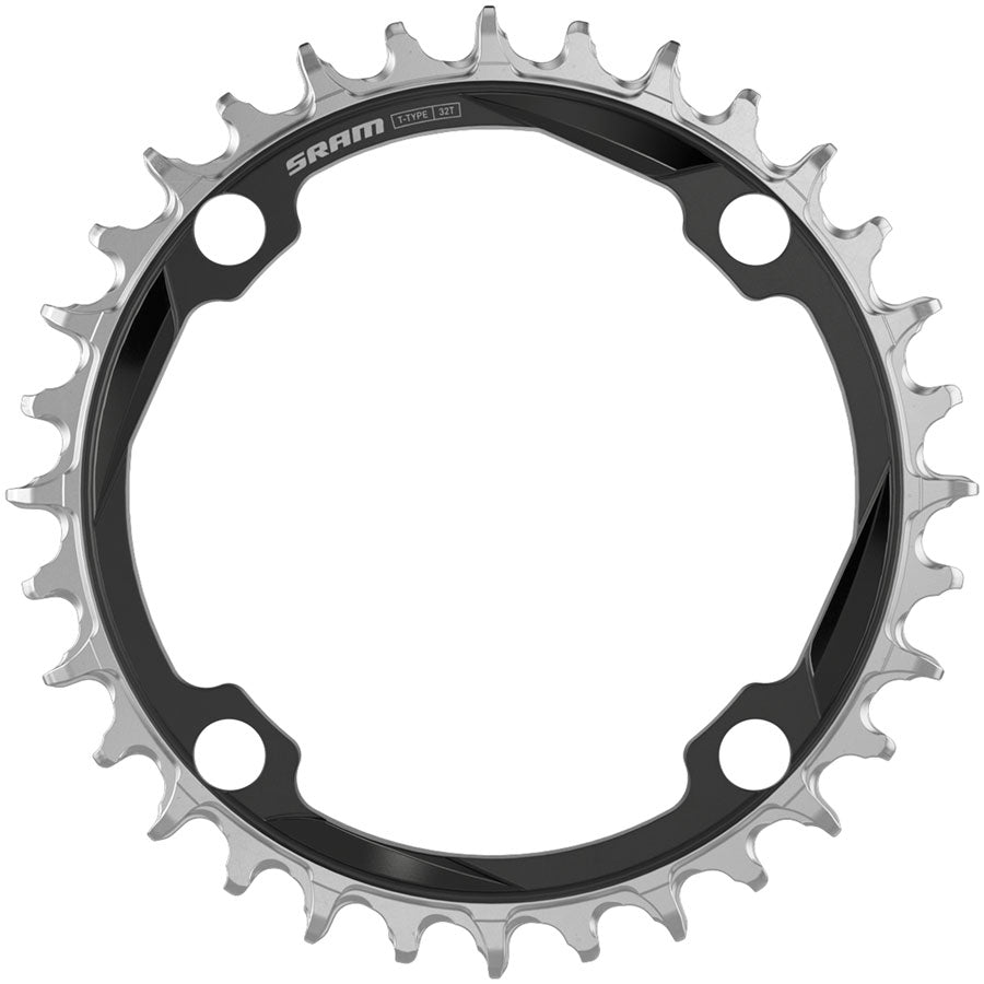 SRAM XX Downhill T-Type Chainring - 32t, 12-Speed, 104mm BCD, 3mm Offset, CNC Aluminum, Black