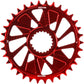 Wheels Manufacturing Direct Mount Chainring - 34t, Shimano Direct Mount, 1.5mm Outboard Offset, HG+ Chain Compatible, Red