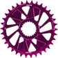 Wheels Manufacturing Direct Mount Chainring - 34t, Shimano Direct Mount, 1.5mm Outboard Offset, HG+ Chain Compatible, Purple