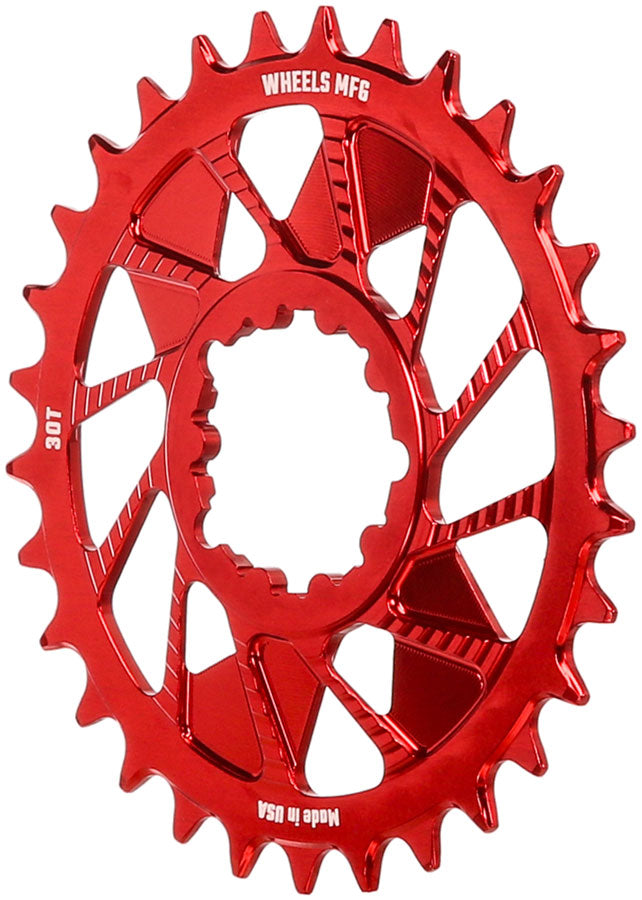 wheels-manufacturing-direct-mount-chainring-30t-sram-3-bolt-direct-mount-3mm-offset-t-type-chain-compatible-red