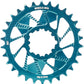 Wheels Manufacturing Direct Mount Chainring - 30t, SRAM 3-Bolt Direct Mount, 3mm Offset, T-Type Chain Compatible, Teal